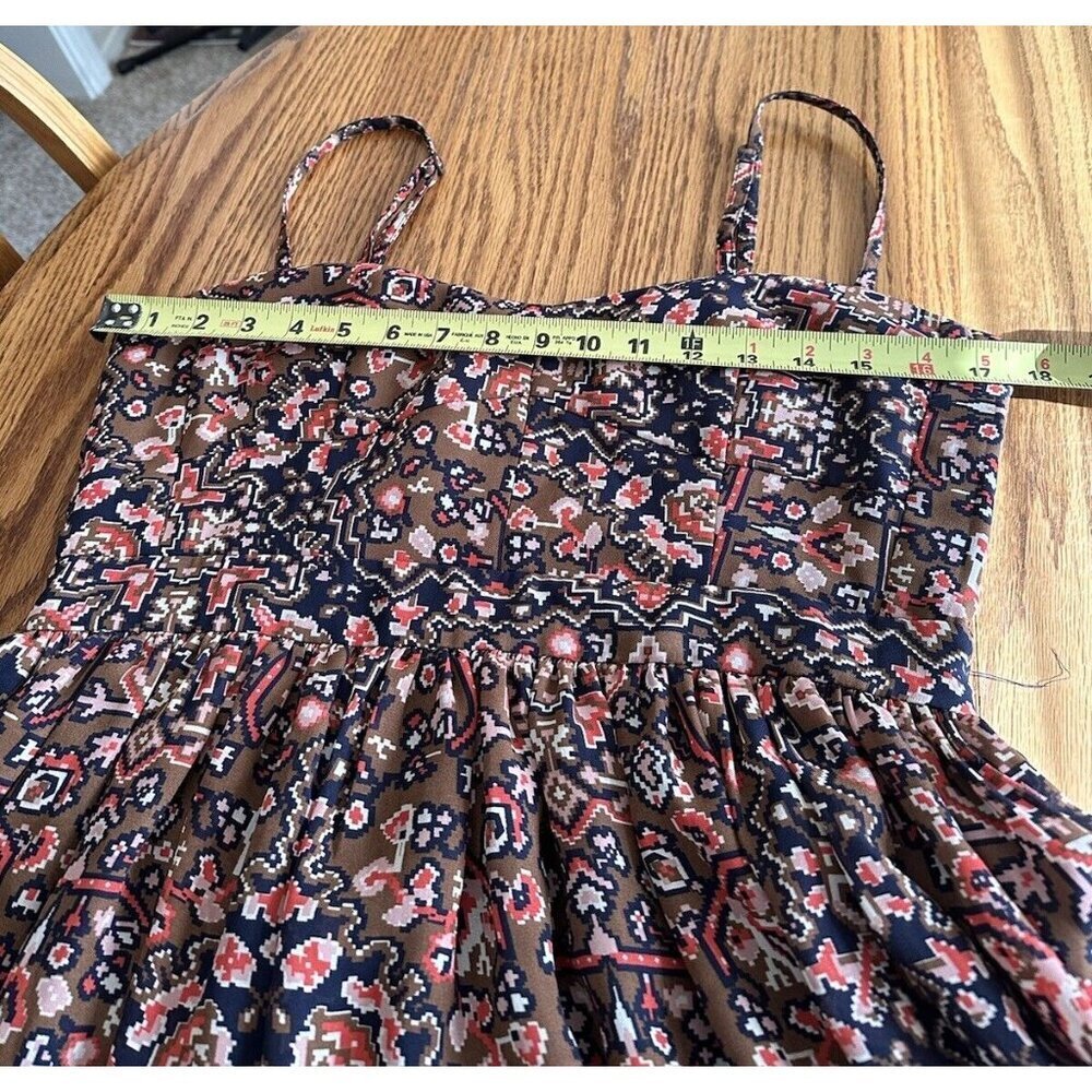 Fossil Multicolored Artsy Aztec Print Spaghetti S… - image 6